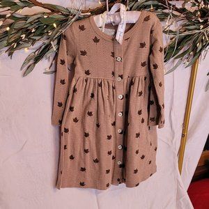 Kate Quinn Organics Cotton Long-sleeve dress.